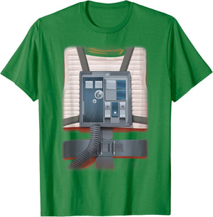 Star Wars Halloween Rebel Pilot Costume T-Shirt - T-Shirt | Irish Green