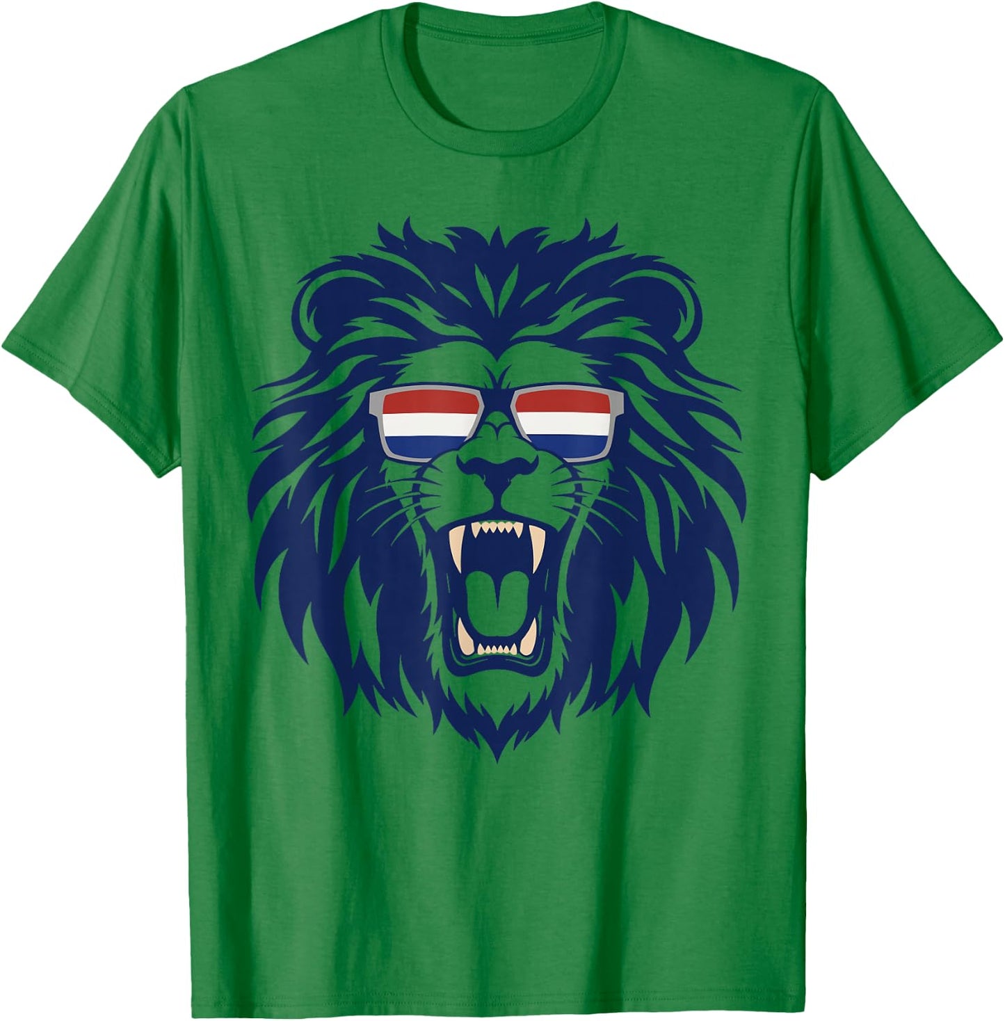 Nederland Netherlands Lion Dutch Holland Vintage Orange T-Shirt - T-Shirt | Irish Green