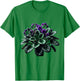 African Violet Flower Plant Botanical T-Shirt - T-Shirt | Irish Green