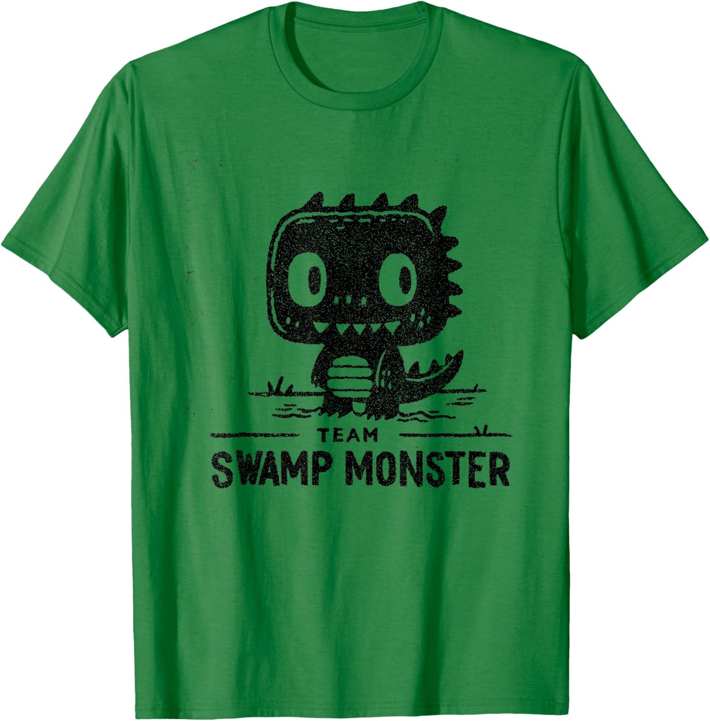 Cool Kids and Adults Swamp Monster Team Halloween T-Shirt - T-Shirt | Irish Green