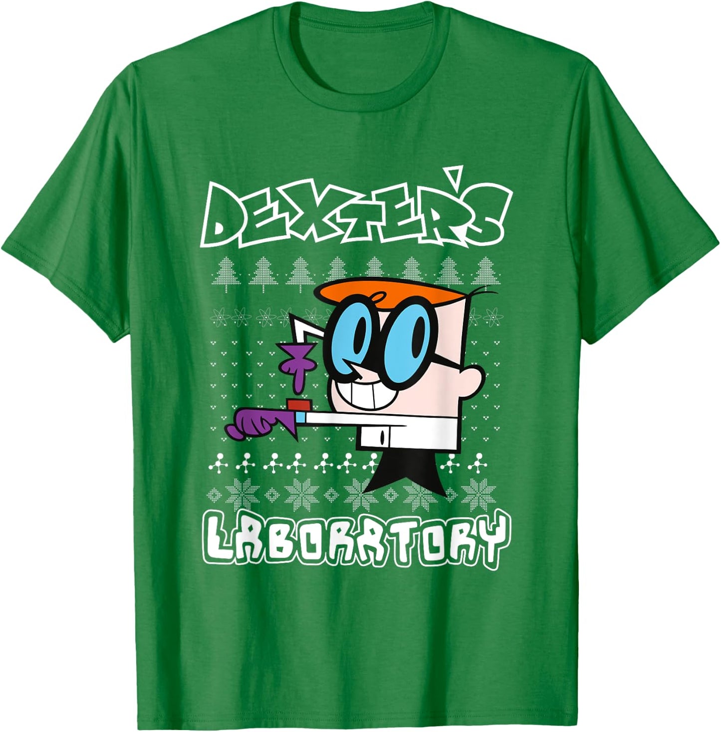 Weihnachten Dexter's Laboratory Knit T-Shirt - T-Shirt | Irish Green