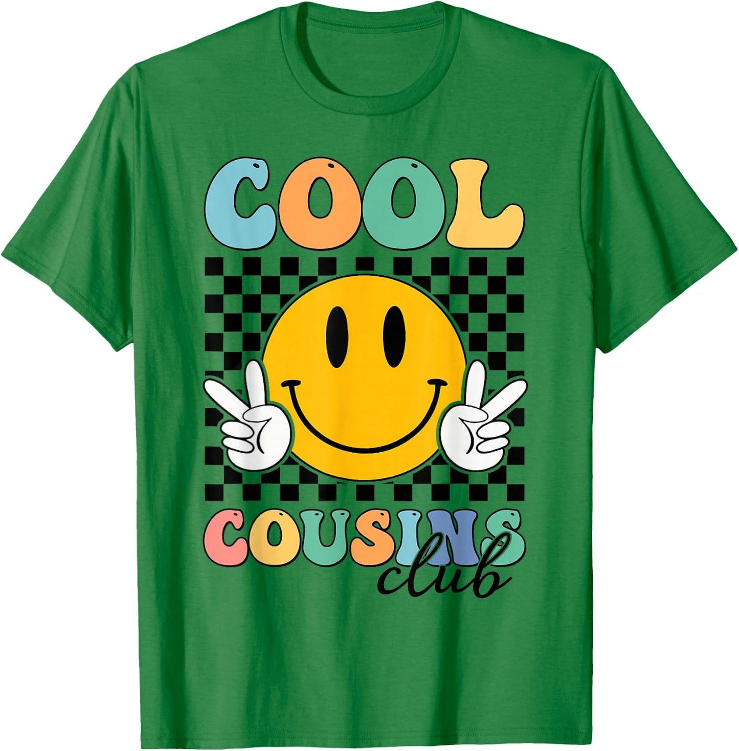 Cool Cousin Club Retro Cousin Matching Family Crew T-Shirt - T-Shirt | Irish Green