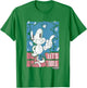Sonic The Hedgehog Let's Roll Americana Distressed Logo T-Shirt - T-Shirt | Irish Green