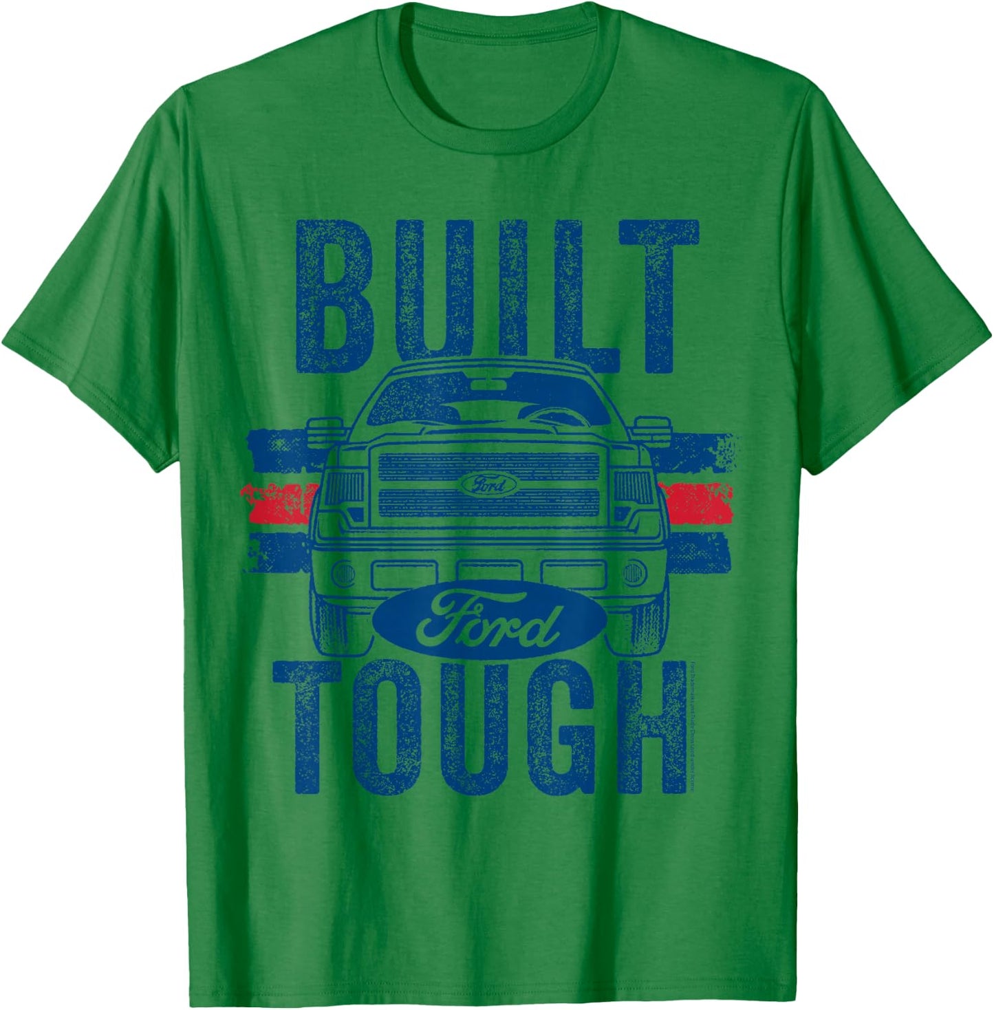 Ford F-150 Truck Built Tough with Logo T-Shirt - T-Shirt | Irish Green
