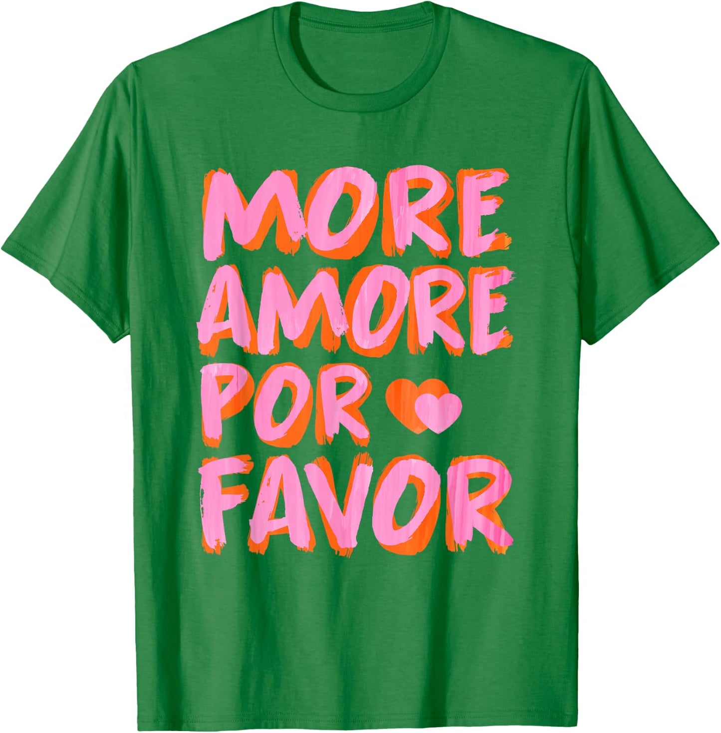 More Amore Por Favor X Mehr Liebe - Selbstliebe Selflove , White T-Shirt - T-Shirt | Irish Green