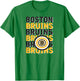 Boston Bruins Repeat Gray Officially Licensed T-Shirt - T-Shirt | Irish Green