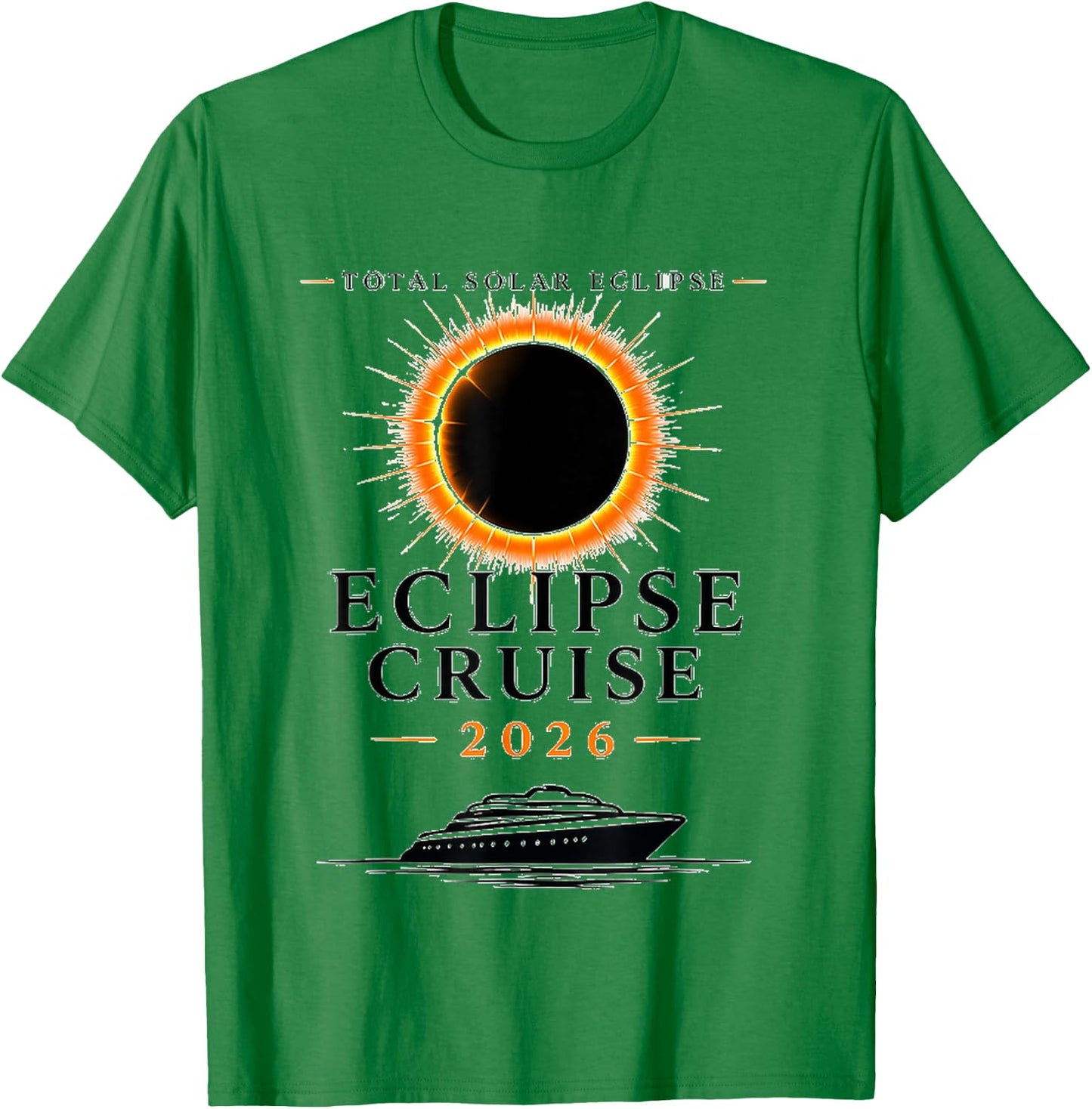 Total Solar Eclipse Cruise T-Shirt - T-Shirt | Irish Green