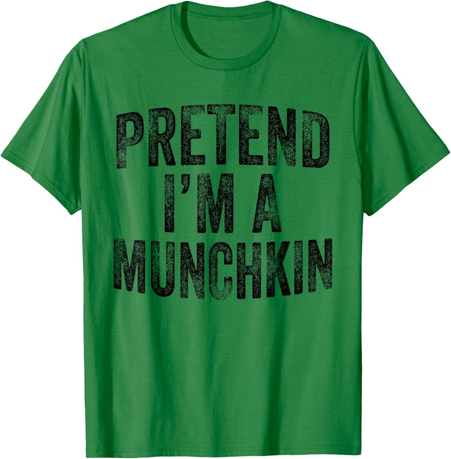 Pretend I'm A Munchkin Family Lazy Halloween Party Costume T-Shirt - T-Shirt | Irish Green