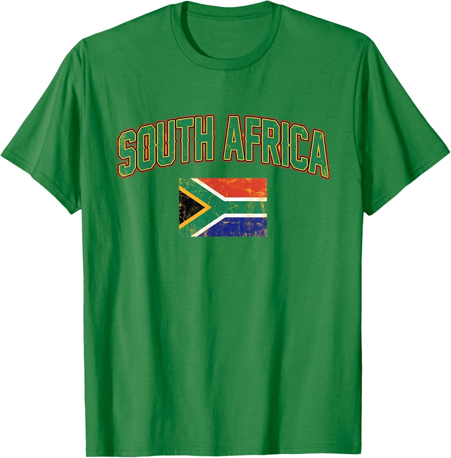 South Africa Retro Vintage Jersey Capetown African T-Shirt - T-Shirt | Irish Green