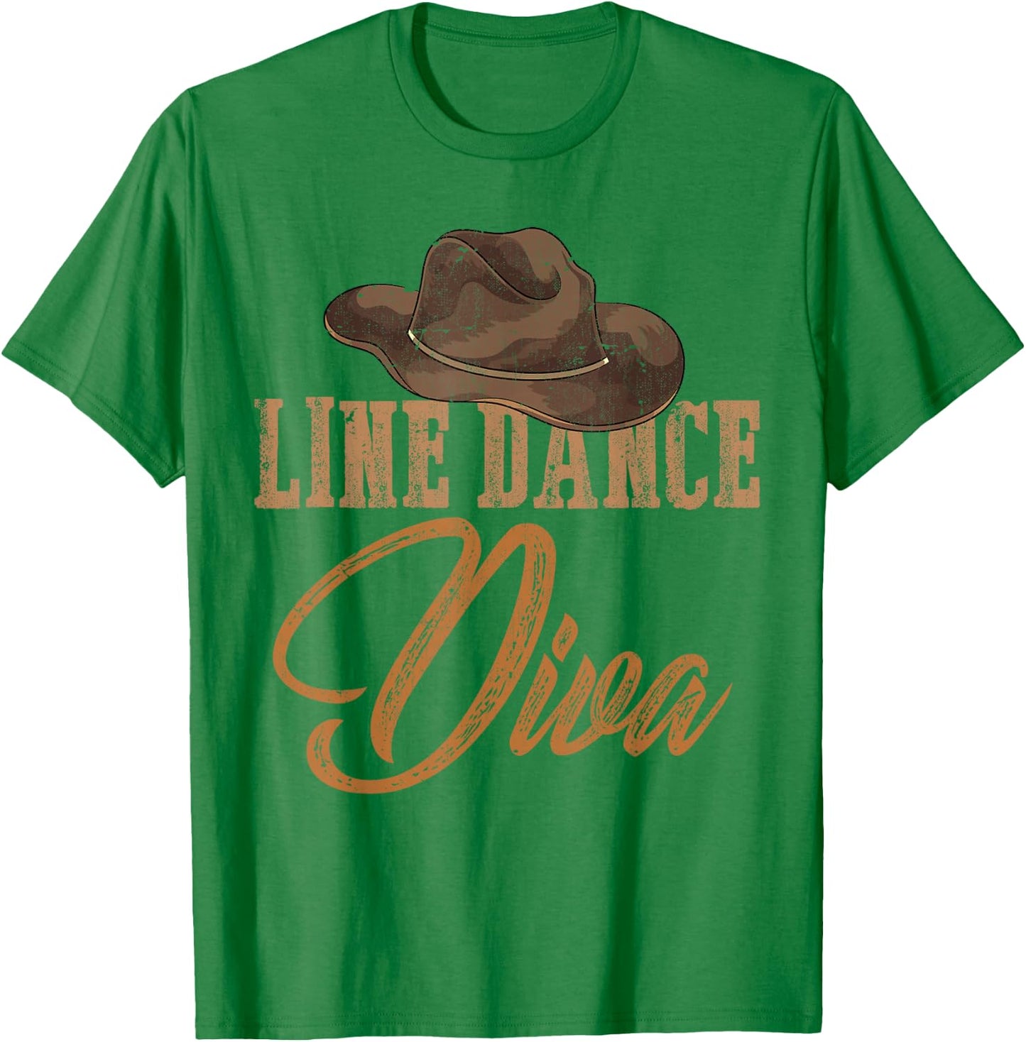 Country Western Line Dance Gifts Line Dance Diva Women Girls Line Dance T-Shirt - T-Shirt | Irish Green
