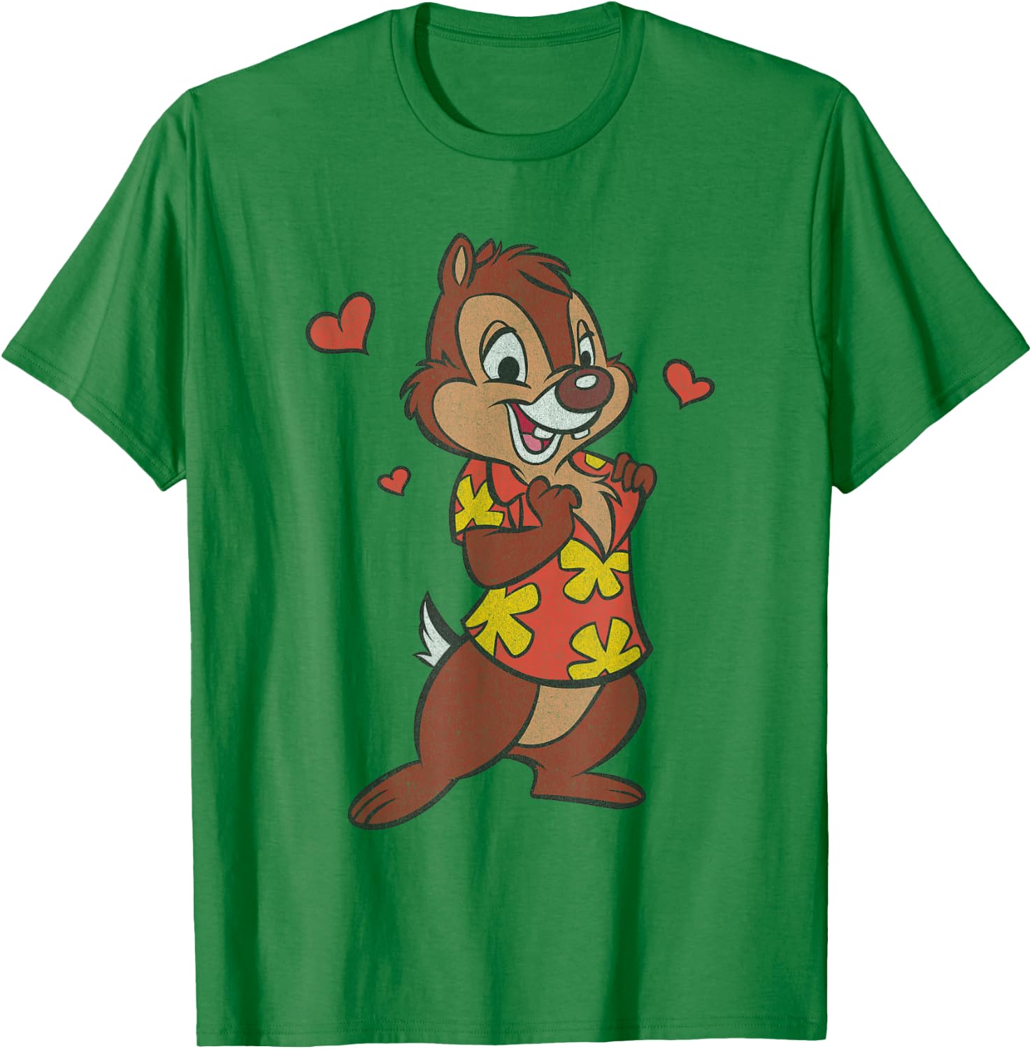 Disney Chip 'n' Dale Rescue Rangers Dale in Love T-Shirt - T-Shirt | Irish Green