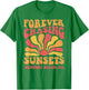 Forever Chasing Sunsets Newport Beach California 70s Retro T-Shirt - T-Shirt | Irish Green