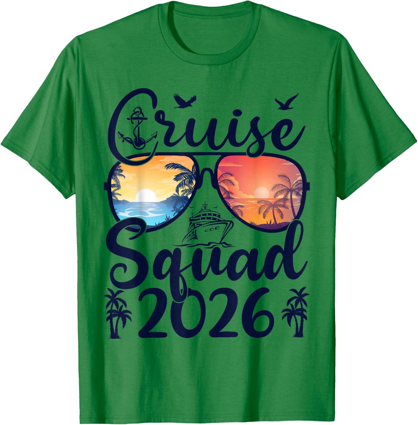 Cruise Squad 2026 Summer Vacation Matching Family Cruise T-Shirt - T-Shirt | Irish Green