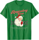 Women Respiratory Therapy Team RT Vintage Santa Christmas T-Shirt - T-Shirt | Irish Green