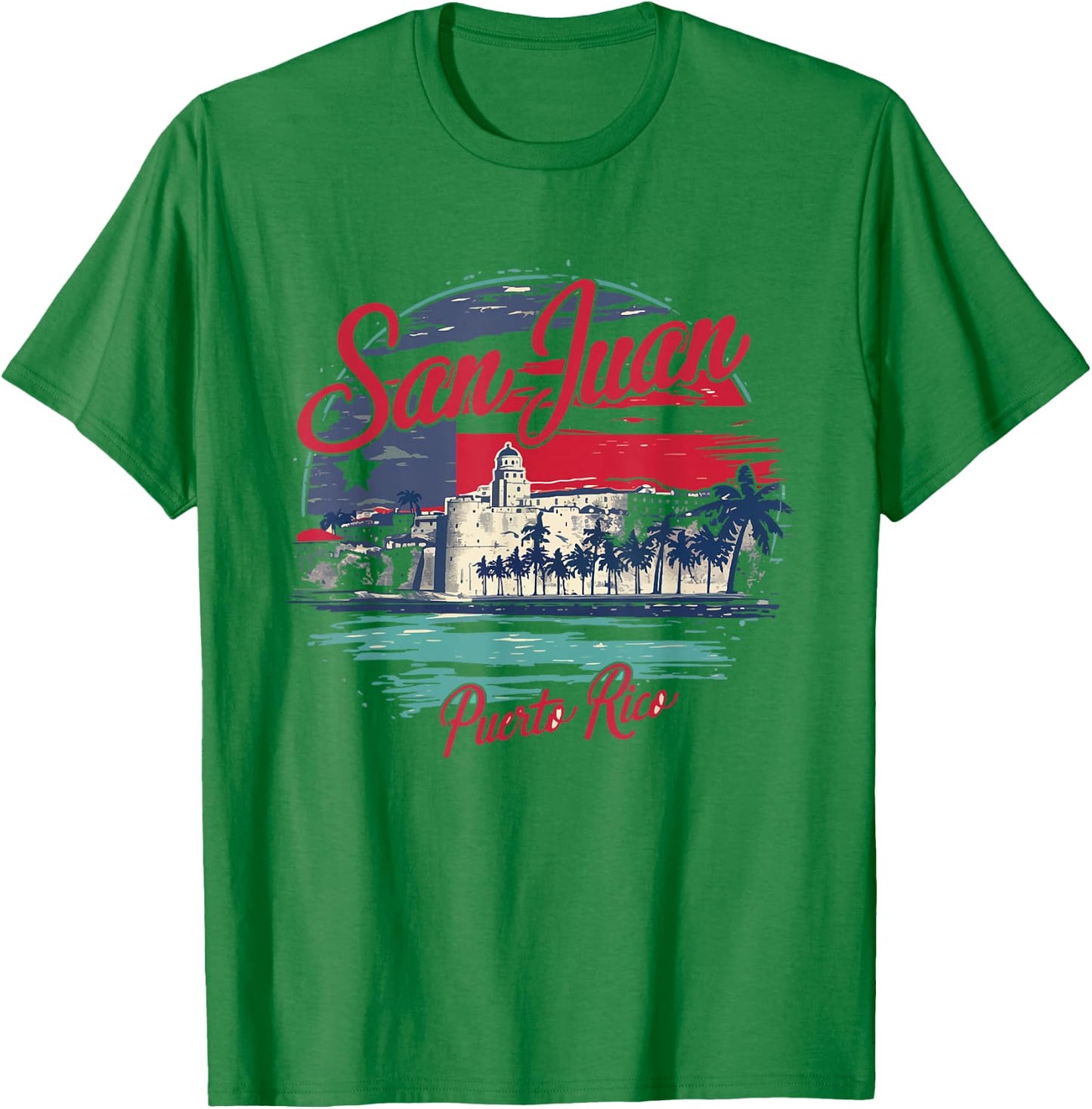 San Juan Puerto Rico T-Shirt - T-Shirt | Irish Green