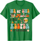 He Or She Auntie To Bee Keeper Of The Gender Reveal Groovy T-Shirt - T-Shirt | Irish Green