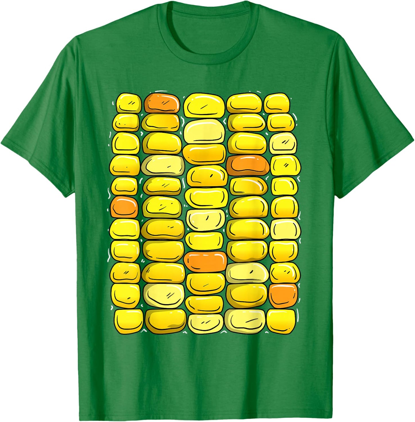 Corn Halloween Costume Funny Corn On The Cob T-Shirt - T-Shirt | Irish Green