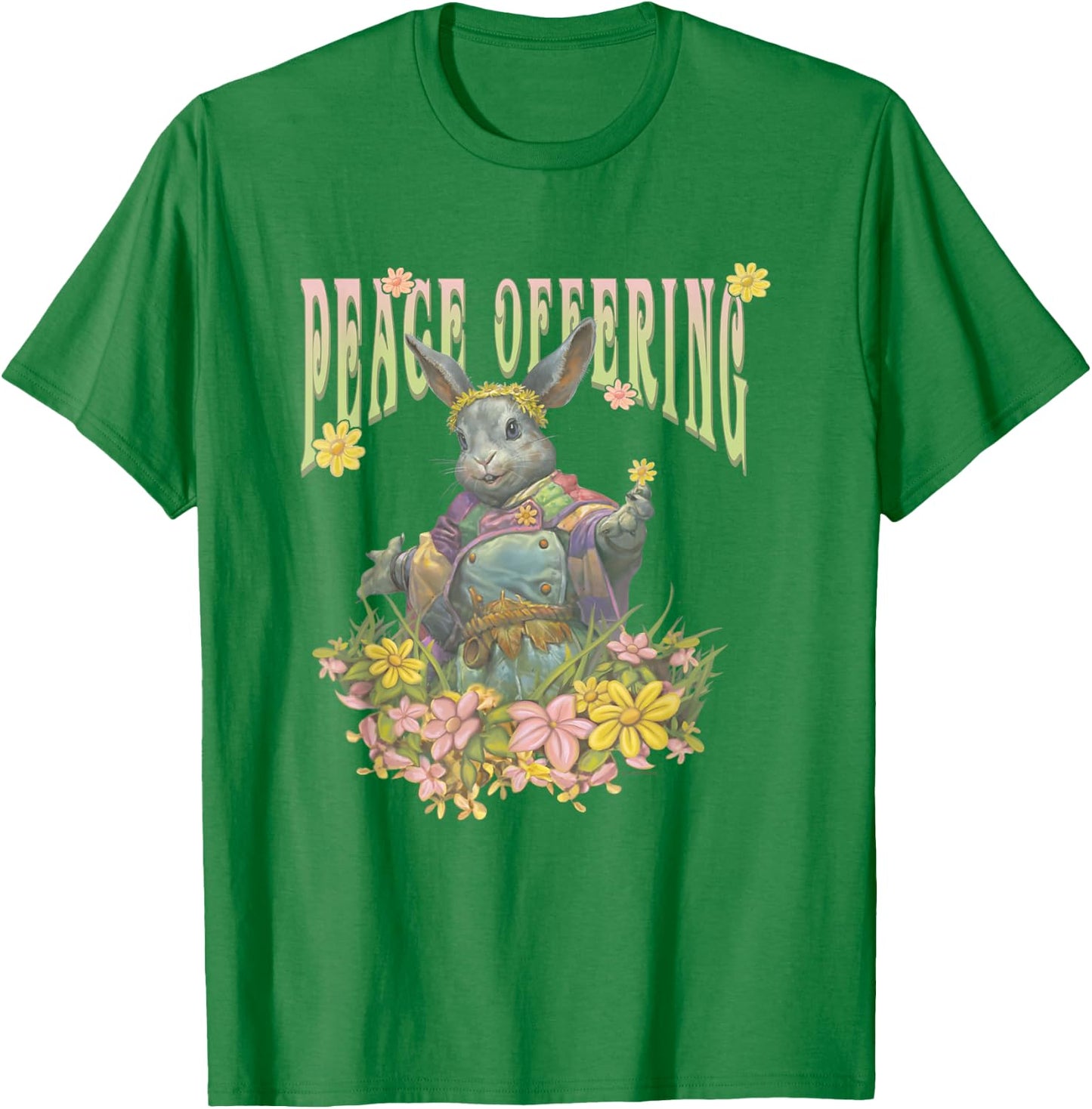 Magic: The Gathering Peace Offering Ms. Bumbleflower , white, S T-Shirt - T-Shirt | Irish Green