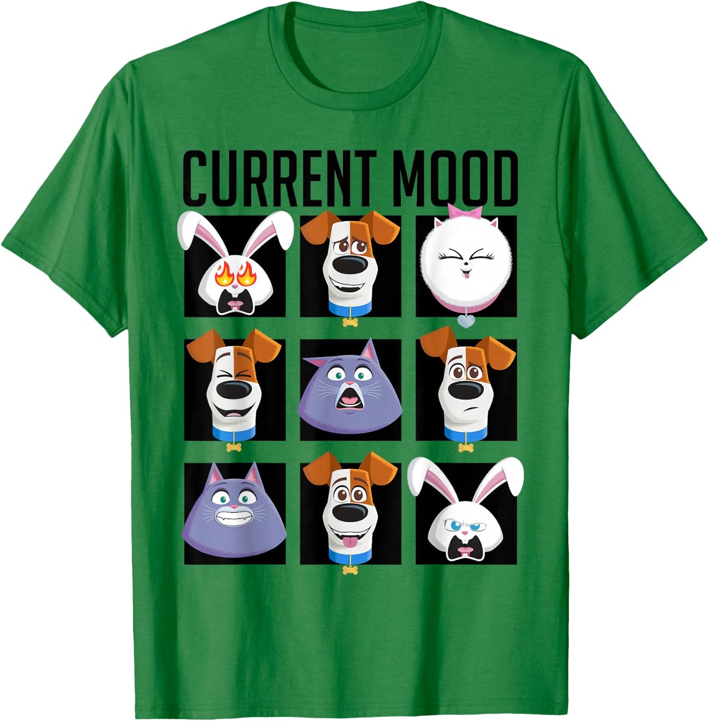 Secret Life of Pets 2 - Current Mood T-Shirt - T-Shirt | Irish Green