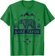 Lake Tahoe T Shirt California Nevada Vintage Bear Men Women T-Shirt - T-Shirt | Irish Green
