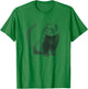 Vintage Ferret Drawing Art Design T-Shirt - T-Shirt | Irish Green