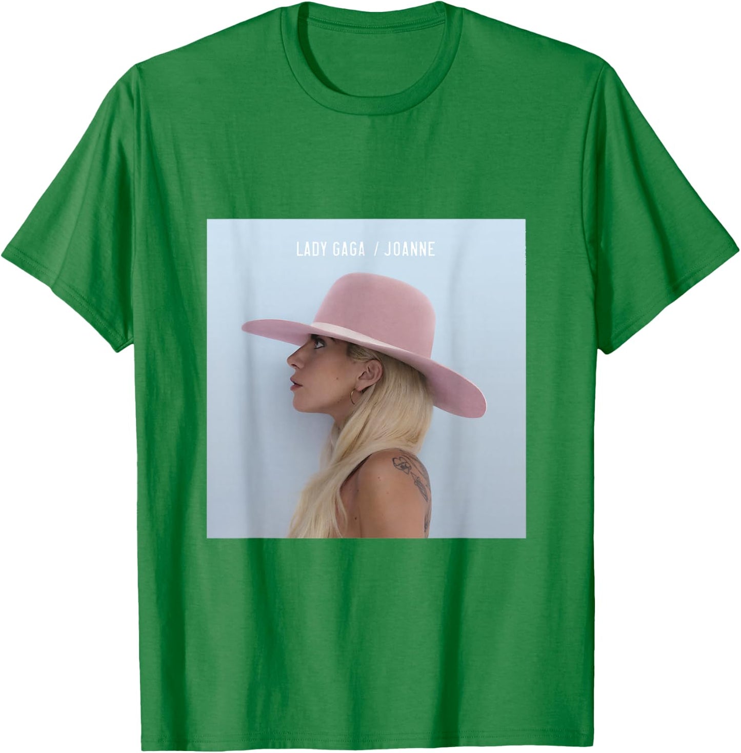 Lady Gaga Joanne Album Cover T-Shirt - T-Shirt | Irish Green