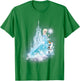 Frozen Elsa And Olaf Winter Magic T-Shirt - T-Shirt | Irish Green