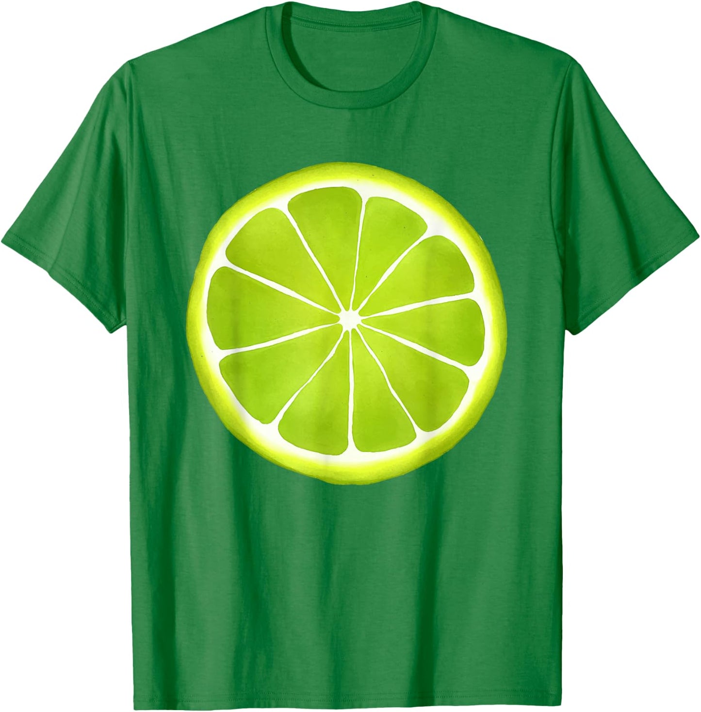 Lime Sliced Fruit Cute Easy Halloween Costume T-Shirt - T-Shirt | Irish Green