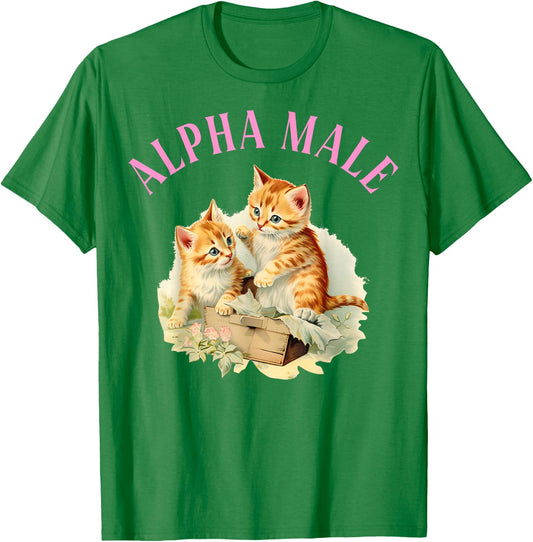Cottagecore | Funny Weird Oddly Specific Gift | Alpha Male T-Shirt - T-Shirt | Irish Green