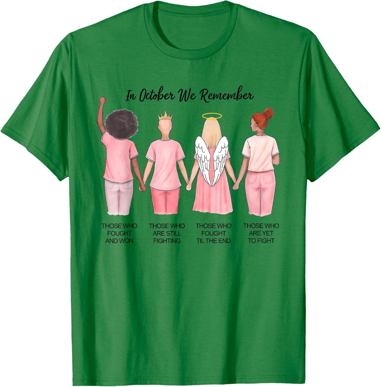 In October We Remember Those Who Fought And Won Women Girls T-Shirt - T-Shirt | Irish Green