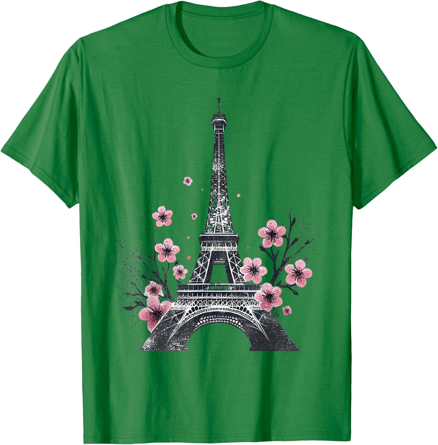 Eiffel Tower T-Shirt - T-Shirt | Irish Green