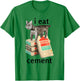I Eat Cement Cat Shirt Kids Funny Dank Cat Meme T-Shirt - T-Shirt | Irish Green