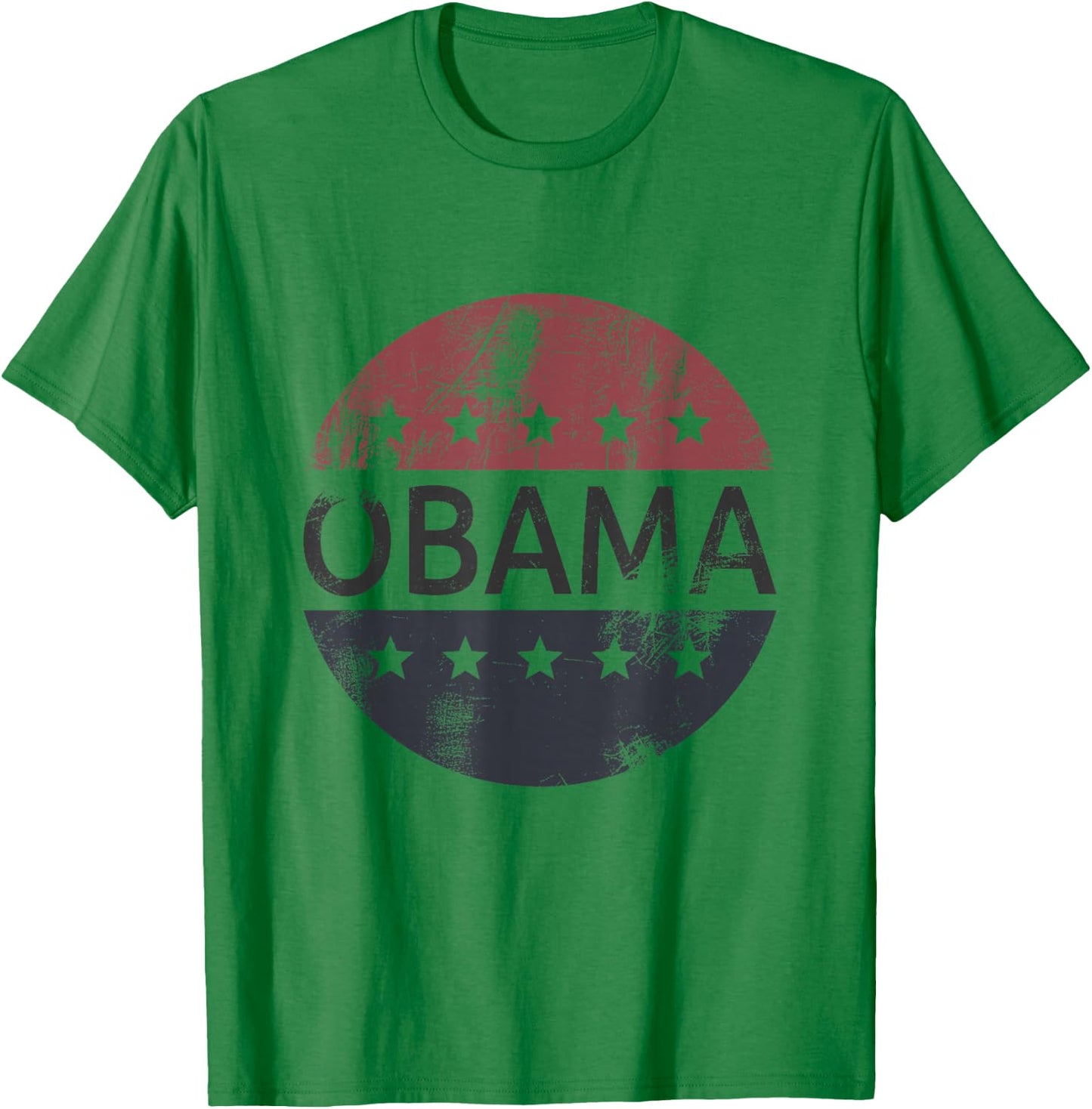 Retro Obama Vintage Vote President Barack Obama T-Shirt - T-Shirt | Irish Green
