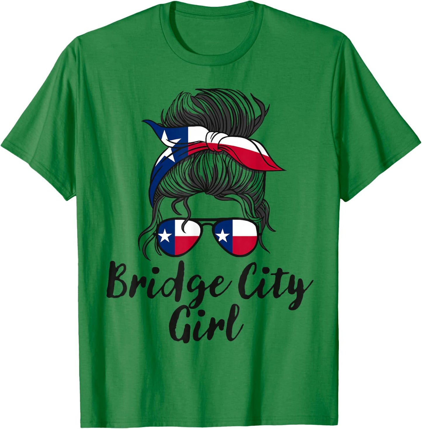 Bridge City Texas Women Girl T-Shirt - T-Shirt | Irish Green