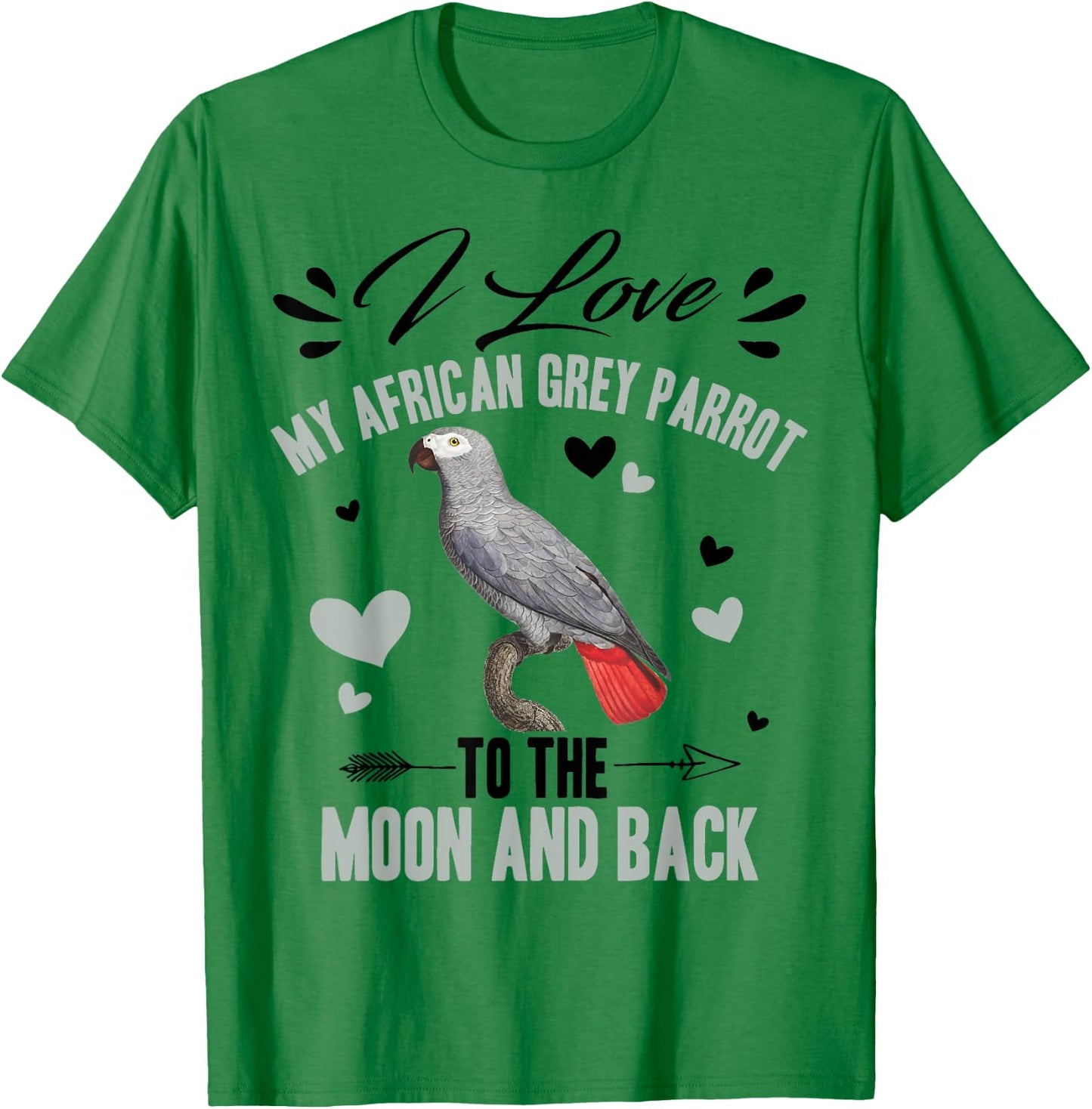 Parrot Cage Accessories African Grey Parrot Food T-Shirt - T-Shirt | Irish Green