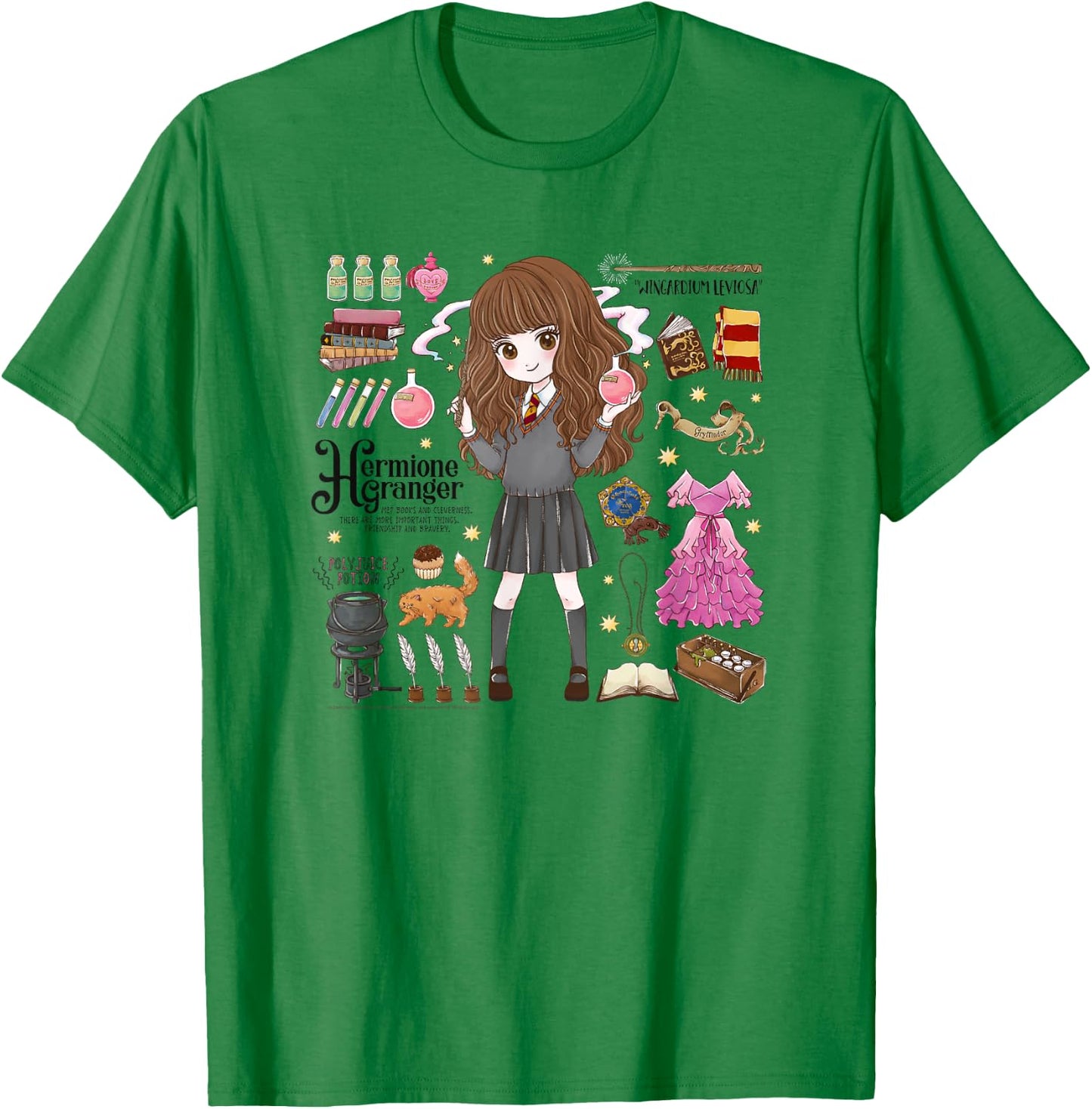 Harry Potter Hermione Granger Potions T-Shirt - T-Shirt | Irish Green