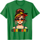 Deutschland Damen Frau Deutsch Deutsches Mädchen Damen Mädchen T-Shirt - T-Shirt | Irish Green