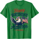Happy 250 Birthday America 1776 2026 Eagle Flag T-Shirt - T-Shirt | Irish Green