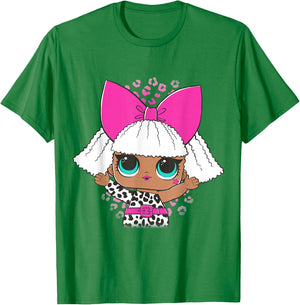 L.O.L. Surprise! Diva Cheetah Print Pink T-Shirt - T-Shirt | Irish Green
