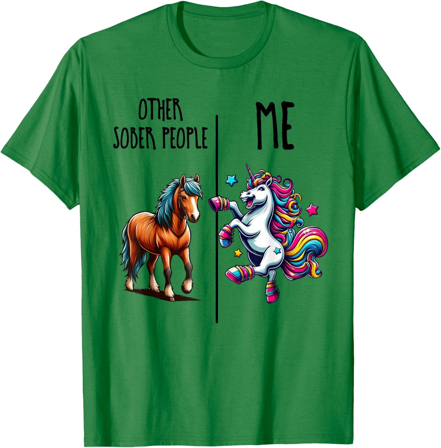 Women Sobriety Squad: Other Sober People Edition T-Shirt - T-Shirt | Irish Green