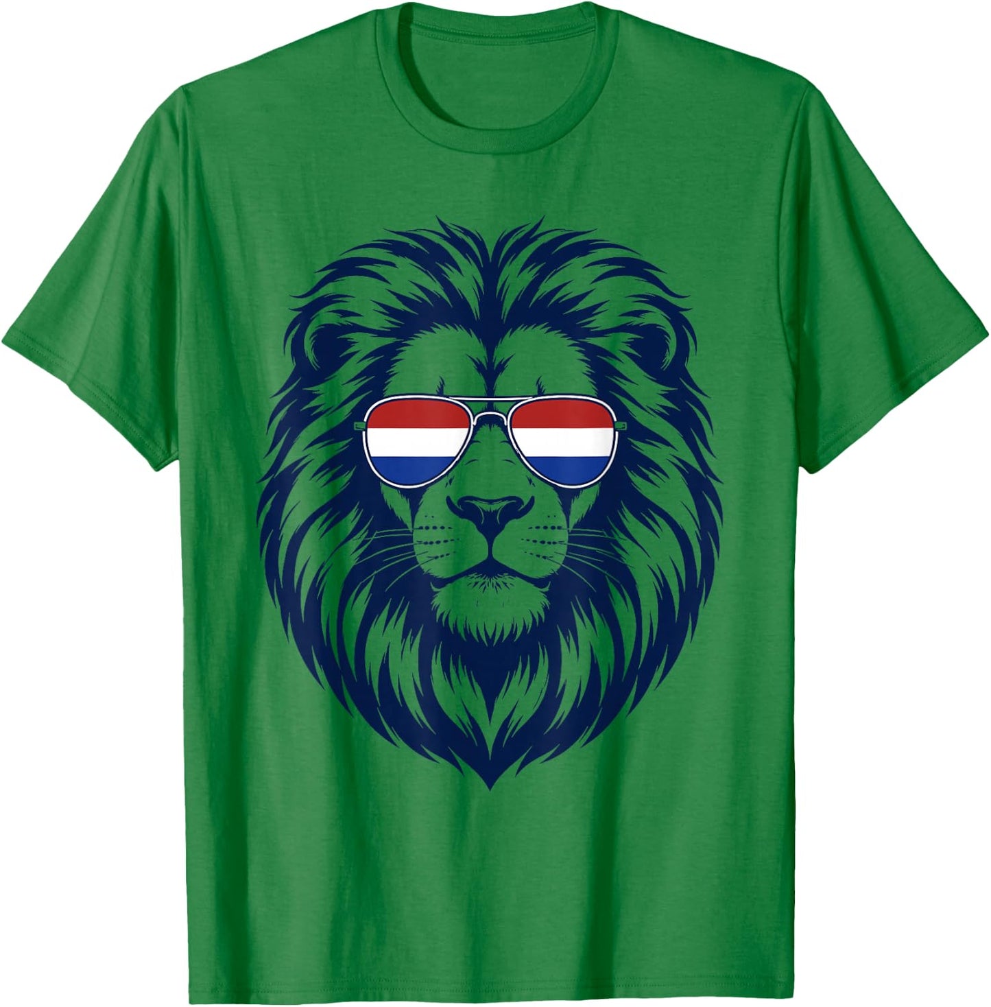 Nederland Netherlands Lion Dutch Holland Vintage Orange T-Shirt - T-Shirt | Irish Green