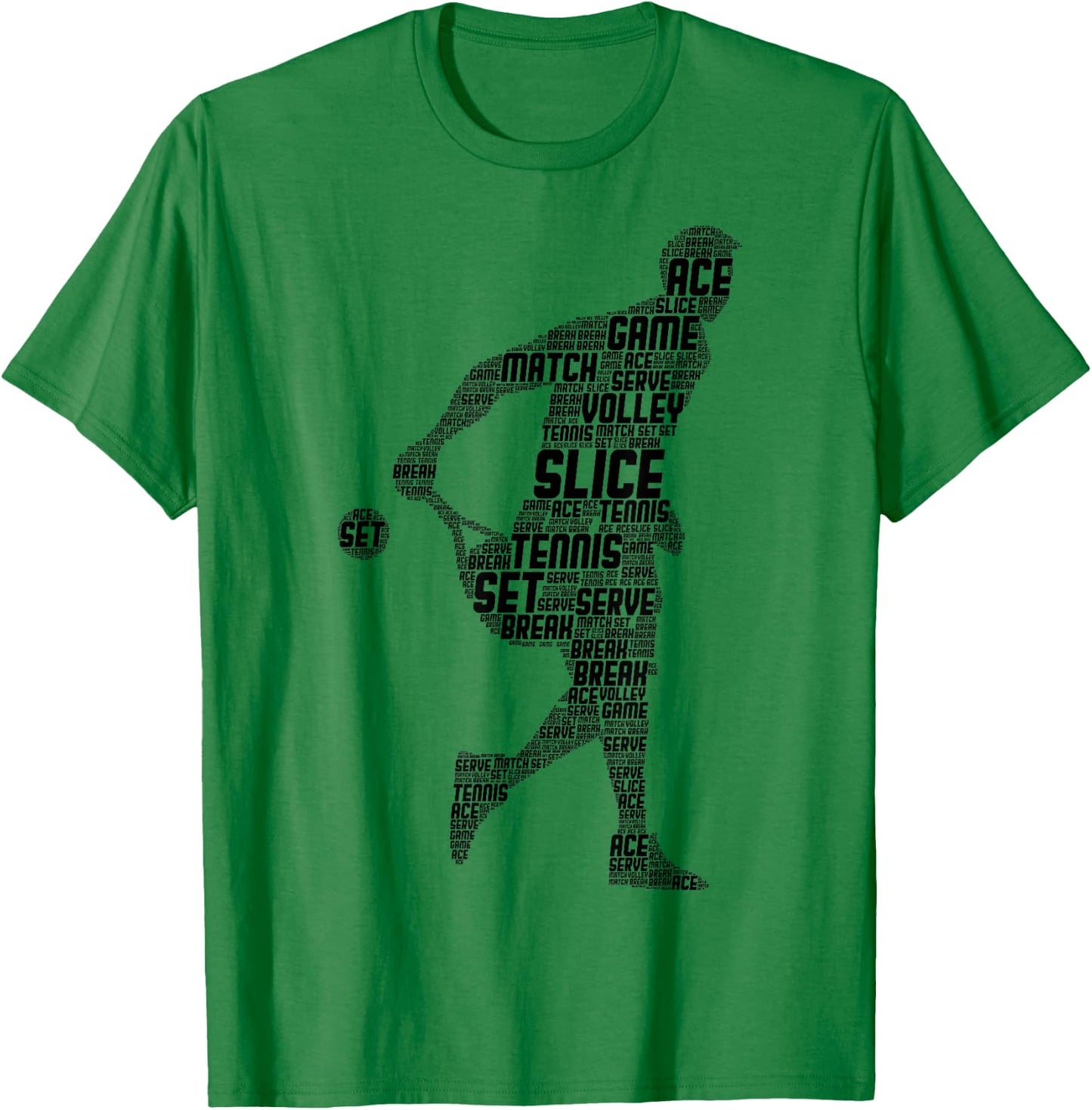 Tennis Boys Youth Men Kids T-Shirt - T-Shirt | Irish Green