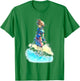 Disney Kingdom Hearts Sora Beach Sketch T-Shirt - T-Shirt | Irish Green