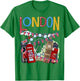London Souvenirs Idea For Kids & British Memorabilia London T-Shirt - T-Shirt | Irish Green