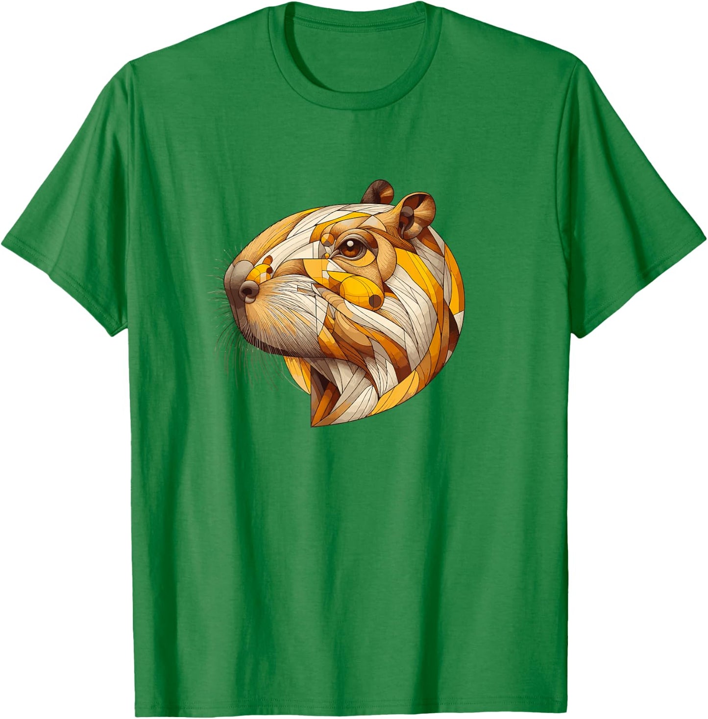 Kawaii Capybara Capybara Artistic Unique Animal Lover , white, S T-Shirt - T-Shirt | Irish Green