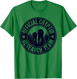 Official Cryptid Research Team Fresno Nightcrawler T-Shirt - T-Shirt | Irish Green