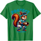 Squirrel Catcher Protect Your Nuts, Funny Baseball T-Shirt - T-Shirt | Irish Green