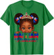 Haitian Princess Haiti Flag Day Melanin Girls Kids Toddlers T-Shirt - T-Shirt | Irish Green