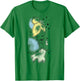 Disney Peter Pan Tinkerbell Airbrush Style Sketch T-Shirt - T-Shirt | Irish Green