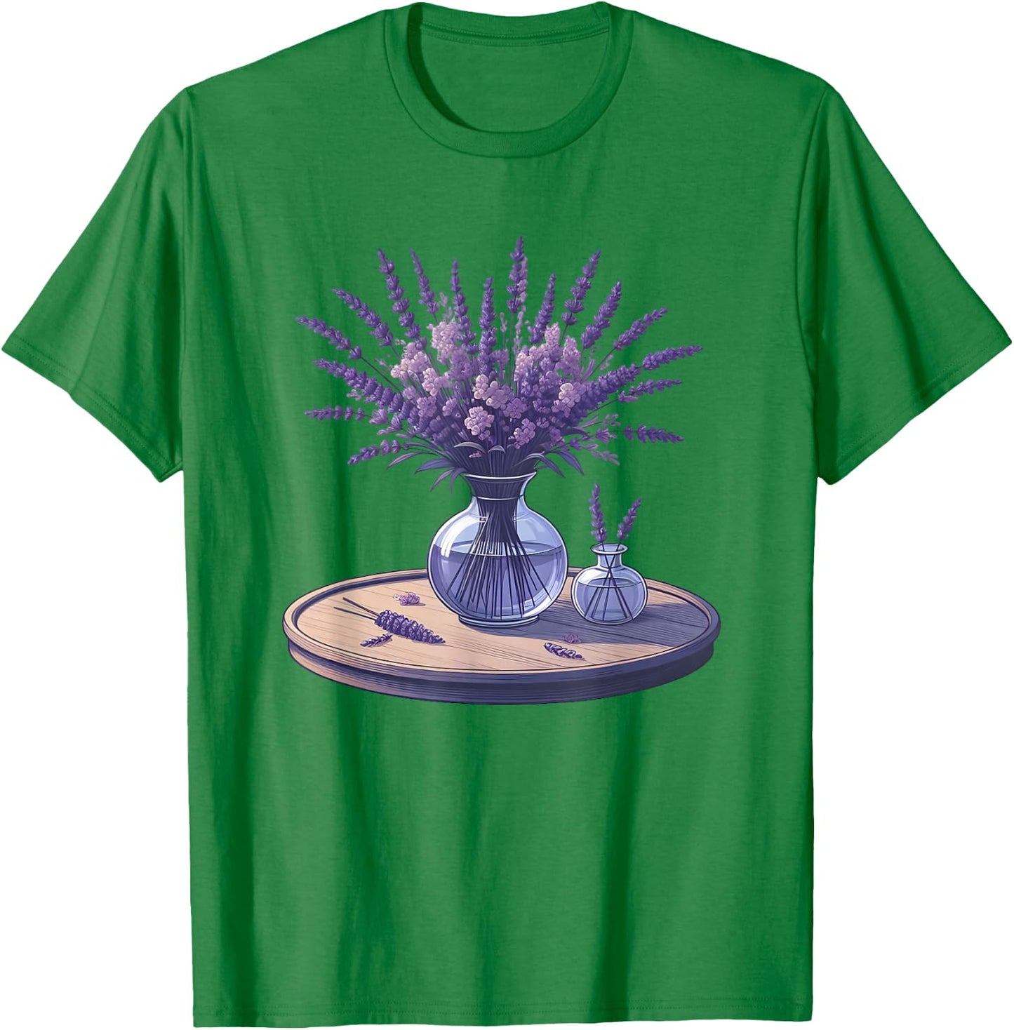 Lavender Flower , white, S T-Shirt - T-Shirt | Irish Green